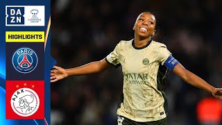 HIGHLIGHTS  PSG vs Ajax UEFA Womens Champions League 202324 Matchday 5 [upl. by Sokem]