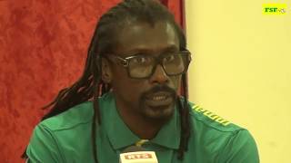 Aliou CISSE Coach de léquipe du Sénégal quotmettre toute notre énergie sur ce match importantquot [upl. by Eseeryt]