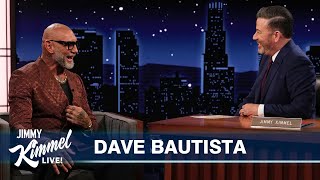 Dave Bautista on Shedding Weight Wearing Pearls People Trying to Fight Him amp Having Long Hair [upl. by Davilman856]