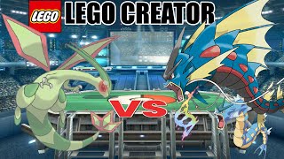 LEGO 31058 amp 31088 CREATOR 3 in 1  The Pokémon War  Mega Gyarados vs flygon  메가 가리아도스 vs 플라이곤 [upl. by Brocky]