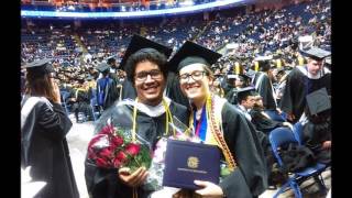 University of Bridgeport 107th Commencement with Triton LeBar Marks and Sung Soon Gaval [upl. by Anabella]