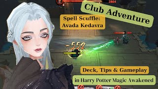 Harry Potter Magic Awakened  Club Adventure Spell Scuffle  Avada Kedavra Game Guide [upl. by Thorlay]