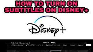 How to Find and Set Subtitles on DISNEY PLUS  How To Change Language Android Roku Fire TV [upl. by Erised]