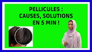 PELLICULES Cheveux  causes et comment sen débaraser  Conseils en 5 min [upl. by Theadora]