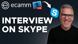 Ecamm Live How To Host An Interview Using Skype [upl. by Bayard446]