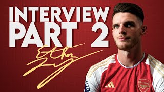 Declan Rice Arsenal Interview Part 2 [upl. by Broder]