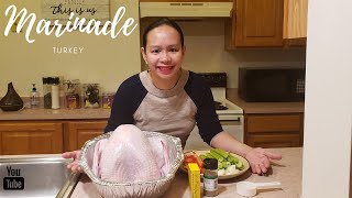 Turkey Marinade Recipe [upl. by Herwick]