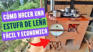 Cómo hacer una estufa de leña fácil y económica [upl. by Atilrep]