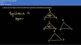 1 Name any two figures that have both line symmetry and rotational symmetry [upl. by Schlessel]