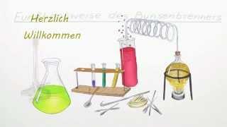 Wie funktioniert ein Bunsenbrenner  Chemie  Allgemeine und anorganische Chemie [upl. by Teece]