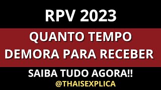 👉Quanto Tempo Demora Para Receber Uma RPV SAIBA MAIS [upl. by Cnut]