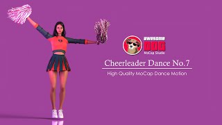 Cheerleader iClone MoCap Dance Motion 7 DEMO [upl. by Aneeh]