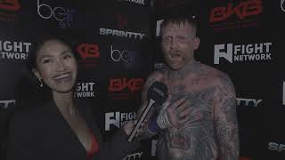 Tony Lafferty  BKB36 Postfight Interview [upl. by Irehs]