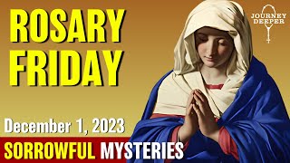 Novena to Our Lady of the Rosary Day 5 Friday Rosary ᐧ Sorrowful Mysteries of Rosary 💙 October 6th [upl. by Hobard]