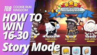 Cookie Run Kingdom 1630 Story Mode Auto 3 Stars ☆☆☆ [upl. by Kameko696]