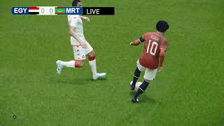 مباراة مصر وموريتانيا بث مباشر  كأس أمم أفريقيا 2024  Egypt PES 21 Video Simulation Gameplay [upl. by Rayham28]