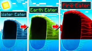 Becoming ELEMENTAL SEA EATER in Minecraft [upl. by Geminius]