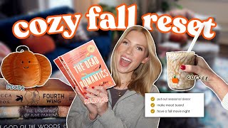 ULTIMATE FALL RESET VLOG 🍂 decorating my apartment seasonal reading fall mood board  more 👻🍏 [upl. by Melvyn]