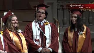 2019 Millbury High School Graduation [upl. by Neerbas990]