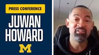 Juwan Howard Previews Michigan Basketball vs Rutgers Discusses Defensive Struggles [upl. by Brightman]