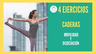 ✅4 ejercicios para MEJORAR movilidad y FLEXIBILIZAR las CADERAS [upl. by Enirehtac]