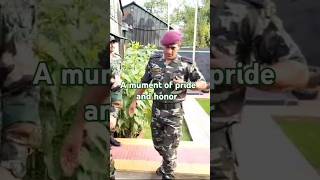 M s dhoni reaches to meet his soldiers A moment of pride and honor shorts🪖✅youtube [upl. by Ynohta]