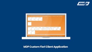 MDP Custom Fiori Client  An Alternative Solution to SAP Fiori Client [upl. by Aneehc392]