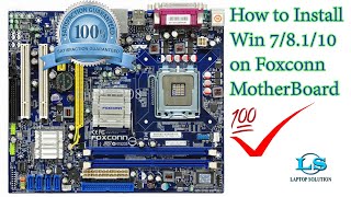 How to install window7 on quotFoxconn Motherboard G31quot full solution laptop solution [upl. by Burner861]