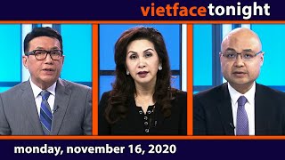 Vietface Tonight  Monday November 16 2020 [upl. by Ayimat653]