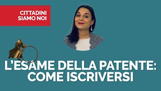 Lesame della patente come iscriversi [upl. by Ahsuat209]