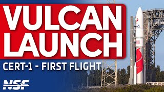 ULA Launches the First Vulcan Centaur with the Peregrine Moon Lander [upl. by Kolosick481]