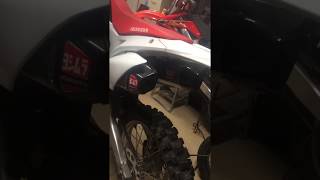 2017 CRF250R Yoshimura RS9 Full Titanium System Sound [upl. by Konstantine343]