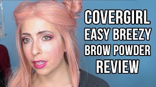 Lil Brow Wow  COVERGIRL EASY BREEZY BROW POWDER  First Impressions amp Review [upl. by Aicats]