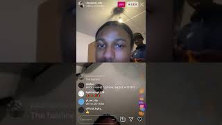 Kid Raps on Double Lz OFB Live Instagram Hard Freestyle [upl. by Namara]