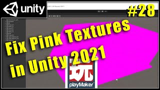 28  Fix pink textures in Unity 2021 [upl. by Asserak272]