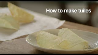 Tuile Biscuit Recipe  Good Housekeeping UK [upl. by Aseret705]