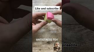 EASY PAPER ORIGAMI BUTTON ΤΟΥANTISTRESS POPIT GAME TUTORIAL STRESS RELIEF ΤΟΥ shorts diy [upl. by Avruch]