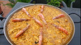 Paella de marisco el mejor sabor [upl. by Aeslahc]