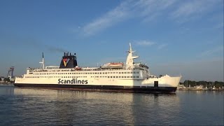 Scandlines Fähre PRINS JOACHIM in Rostock [upl. by Becca127]