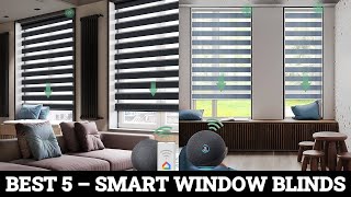 Top 5 Best Smart Window Blinds Review 2023 [upl. by Assiluj]