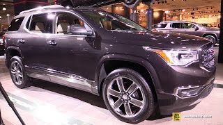 2017 GMC Acadia Denali  Exterior and Interior Walkaround  2016 New York Auto Show [upl. by Aleek822]