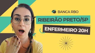 Concurso de Ribeirão PretoSP  Enfermeiro 20h [upl. by Ynwat]