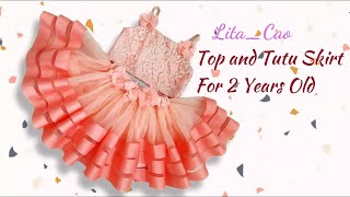 Top and Tutu Skirt For 2 Years Old [upl. by Marmaduke]