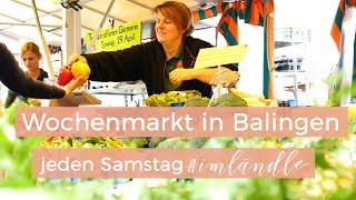 Balinger Wochenmarkt imländle [upl. by Blight691]