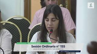 Sesión N° 155  Concejo Deliberante de Río Cuarto 2024  Directo [upl. by Aienahs]