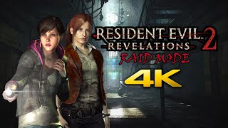 RESIDENT EVIL REVELATIONS 2 Claire amp Moira Raid Mode Coop Gameplay 4K 60FPS [upl. by Atinod]