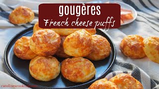 Gougères  French cheese puffs [upl. by Steele]