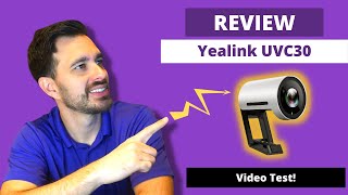 Yealink UVC30 Smart Framing 4K USB Camera InDepth Review  LIVE VIDEO TEST [upl. by Dnalro]