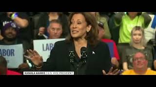 Kamala Harris Teleprompter 32 Days [upl. by Brit996]