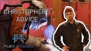 Christopher C a FlexTrades Welder Talks About Jumping Into New Projects [upl. by Zednanreh]